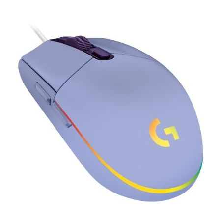 Logitech G G203 Lightsync Mouse Lilac - 910-005851