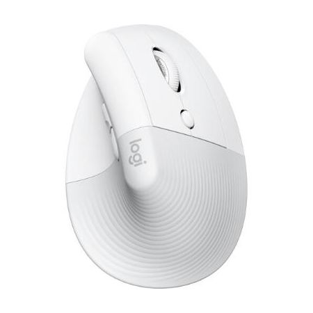 Logitech Lift for Mac Vertical Ergonomic Wireless Mouse (Off-White) - 910-006471