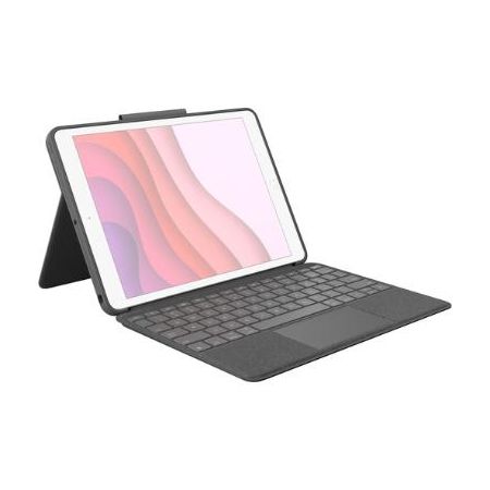 Logitech Combo Touch Backlit Keyboard Case for Apple iPad (Gen 7 to 9) (Graphite) - 920-009608