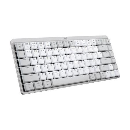 Logitech MX Mechanical Mini for Mac Wireless Keyboard (Pale Gray, Tactile Quiet) - 920-010553