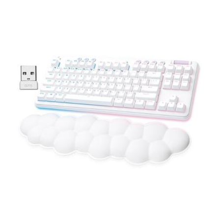 Logitech G G715 LIGHTSPEED Wireless Mechanical Gaming Keyboard (White Mist, GX Red Switches) - 920-010684