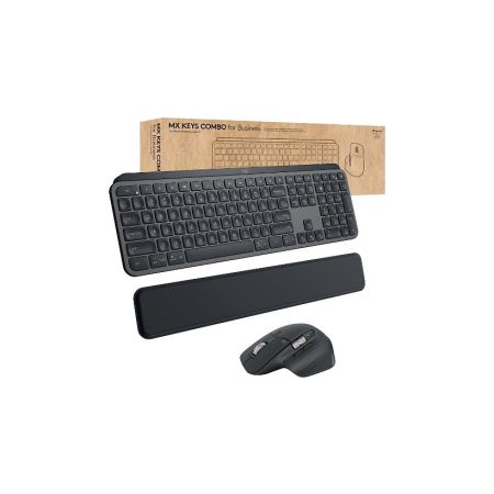 Logitech MX Keys Combo for Business | Gen 2 - keyboard and mouse set - QWERTY - US English - graphite