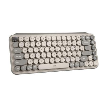 Logitech POP Keys Wireless Bluetooth Mechanical Keyboard (Mist) - 920-011232