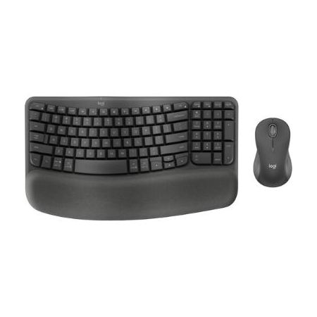 Logitech Wave Keys MK670 Wireless Keyboard and Mouse Combo (Graphite) - 920-012059