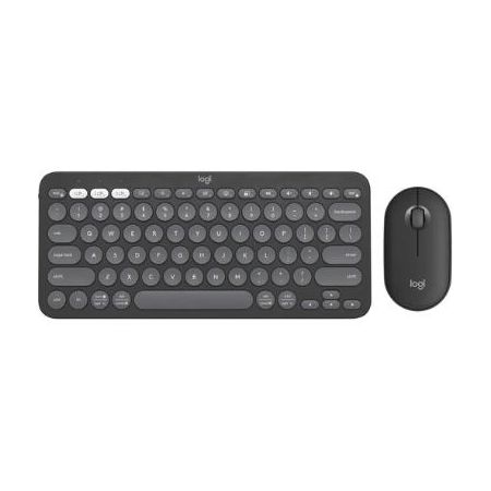 Logitech Pebble 2 Wireless Keyboard and Mouse Combo (Tonal Graphite) - 920-012061