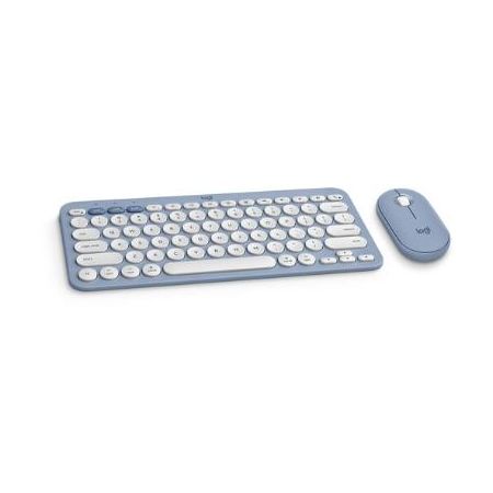 Logitech Pebble 2 Wireless Keyboard and Mouse Combo for Mac (Tonal Blue) - 920-012202