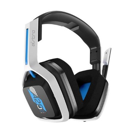 ASTRO Gaming A20 Wireless Gaming Headset for PlayStation 4 & 5 (Black/White/Blue) - 939-001876