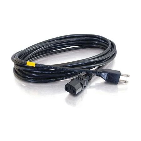 C2G 18 AWG Universal Power Cord (NEMA 5-15P to IEC C13, 15') - 9482