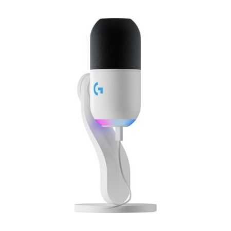 Logitech G Yeti GX RGB USB-C Gaming Microphone (White) - 988-000574