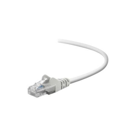 Belkin Ethernet 10Base-T Cable - Rj-45 (M) - Rj-45 (M) - 1 Ft - White - A3L791-01-WHT-S