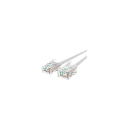 Belkin Cat5e/Cat5 3ft White Ethernet Patch Cable, No Boot, PVC, UTP, 24 AWG, RJ45, M/M, 350MHz, 3' - A3L791-03-WHT