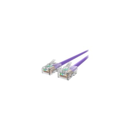 Belkin RJ45 CAT-5e Patch Cable Purple 04 Feet - Purple - A3L791-04-PUR