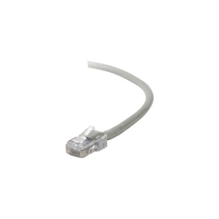 Belkin Cat5e/Cat5 4ft Grey Ethernet Patch Cable, No Boot, PVC, UTP, 24 AWG, RJ45, M/M, 350MHz, 4 - A3L791-04