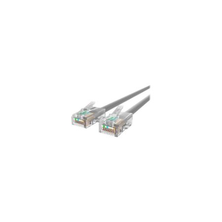 Belkin Cat5e/Cat5 5ft Grey Ethernet Patch Cable, No Boot, PVC, UTP, 24 AWG, RJ45, M/M, 350MHz, 5 - A3L791-05