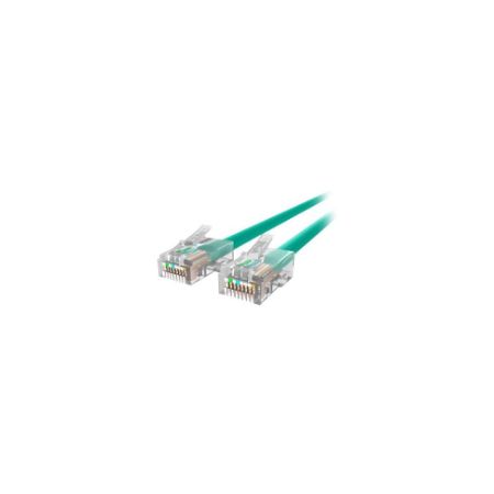 Belkin Cat5e/Cat5 10ft Green Ethernet Patch Cable, No Boot, PVC, UTP, 24 AWG, RJ45, M/M, 350MHz, 10' - A3L791-10-GRN