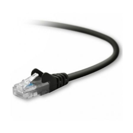 Belkin  Cat5e RJ-45 Snagless Patch Cable, Black, 100ft - A3L791-100-BK-S