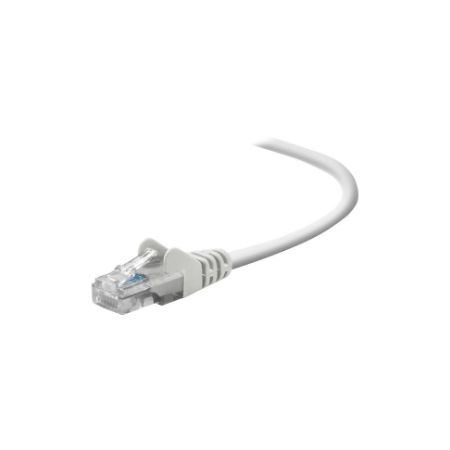 Belkin A3L791-15-WHT-S 15 ft. Cat 5E White Snagless Patch Cable