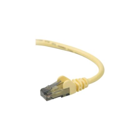 Belkin A3L980-06-YLW-S 6 ft. Cat 6 Yellow Cat.6 Snagless Patch Cable