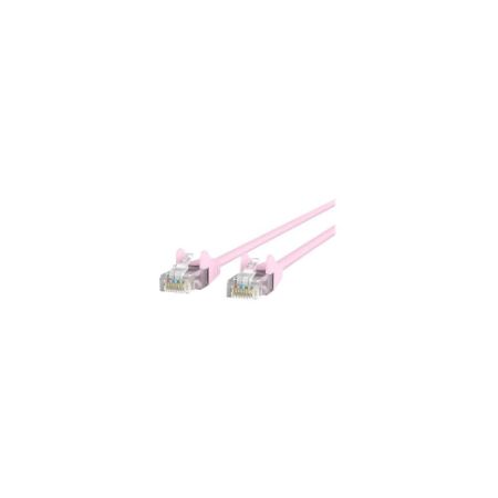 Belkin Cat6 Snagless Patch Cable - 7ft - Pink - A3L980-07-PNK-S