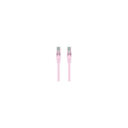 Belkin Cat6 Snagless Patch Cable - 25 Feet - Pink - A3L980-25-PNK-S