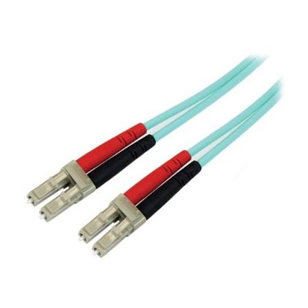 StarTech 3.3' (1m) 10 Gb Multimode 50/125 Duplex LSZH Fiber Patch Cable LC - LC - A50FBLCLC1