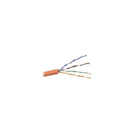 Belkin  Cat6 1000ft Orange Stranded Bulk Cable, PVC, 4PR, 24 AWG, 1000' - A7J704-1000-ORG