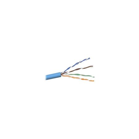 Belkin  Cat5e/Cat5 1000ft Blue Plenum Solid Bulk Cable, 4PR, 24 AWG, 1000' - A7L504-1000-BLP