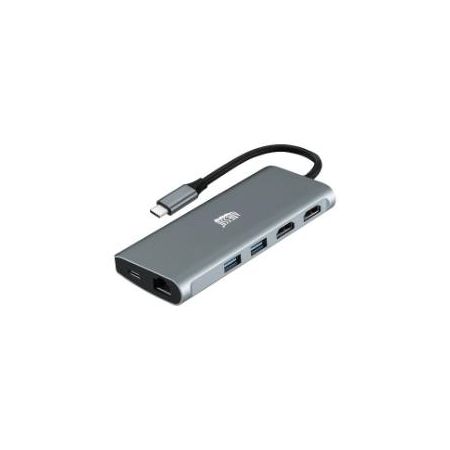 Adesso 9-in-1 USB-C 3.2 Gen 1 Multi-Port Docking Station - AUH-4040