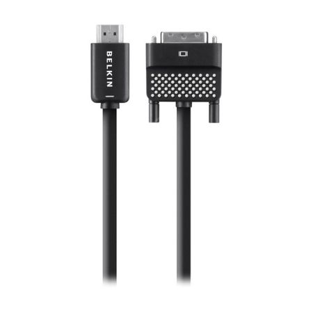 Belkin HDMI (M) to DVI (F) Display Cable - 1080p - Video Adapter Cable - Black - AV10089BT12