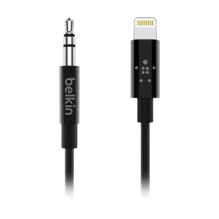 Belkin 3.5 mm Audio Cable With Lightning Connector - AV10172BT03-BLK