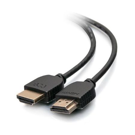 C2G Ultra Flexible High Speed HDMI Cable with Ethernet Capabilities & Low Profile Connectors (3', 2-Pack) - C2G21006