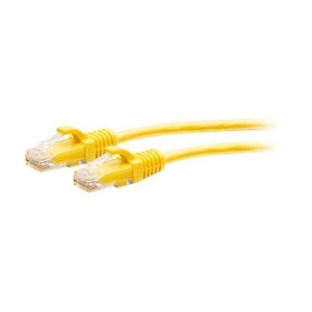 C2G Cat6a Snagless Unshielded (UTP) Slim Ethernet Network Patch Cable (3', Yellow) - C2G30168