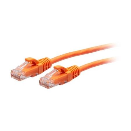 C2G Cat6a Snagless Unshielded (UTP) Slim Ethernet Network Patch Cable (1', Orange) - C2G30174