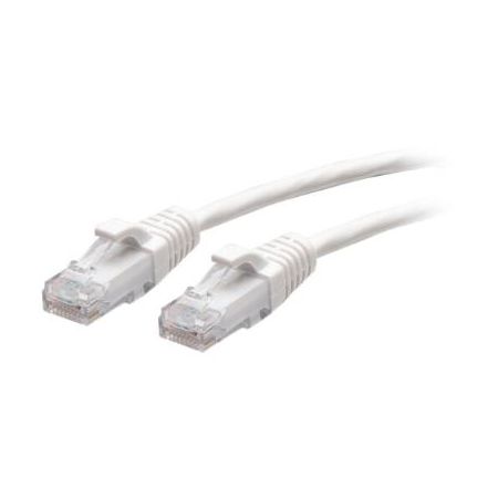 C2G Cat6a Snagless Unshielded (UTP) Slim Ethernet Network Patch Cable (1', White) - C2G30181