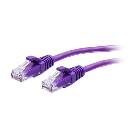 C2G Cat6a Snagless Unshielded (UTP) Slim Ethernet Network Patch Cable (1', Purple) - C2G30188