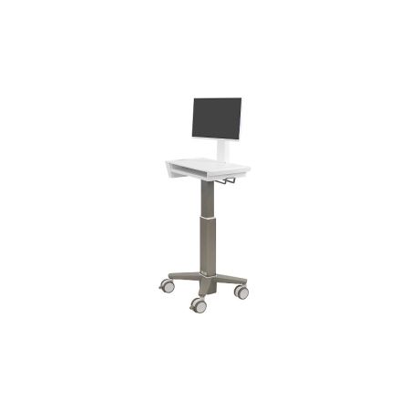 Ergotron CareFit Slim 2.0 cart - light-duty - LCD display - white, warm gray