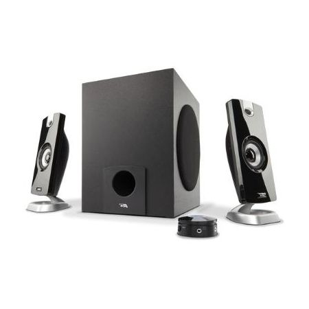 Cyber Acoustics CA-3090 3-Piece Flat Panel Design Subwoofer & Satellite Speaker System