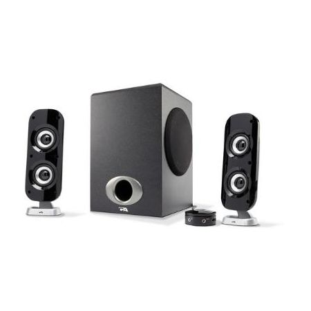 Cyber Acoustics CA-3810 2.1 Channel Powered Speaker System with Control Pod