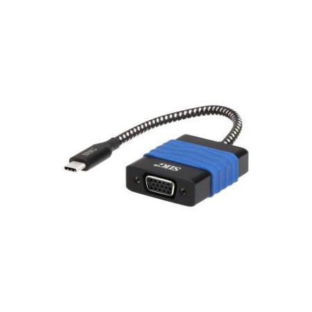 SIIG USB Type-C to VGA Video Cable Adapter - external video adapter - black - CB-TC0114-S2