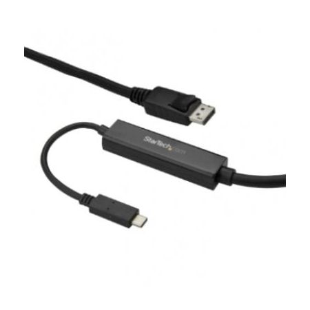 StarTech 9.8ft/3m USB C to DisplayPort 1.2 Cable 4K 60Hz - USB Type-C to DP Video Adapter Monitor Cable HBR2 - TB3 - CDP2DPMM3MB