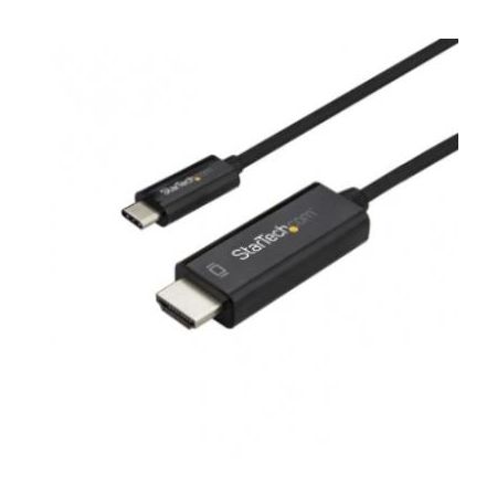 StarTech 3ft USB C to HDMI Cable - 4K 60Hz HBR2 USB-C to HDMI 2.0 Video Display Adapter Cable - CDP2HD1MBNL