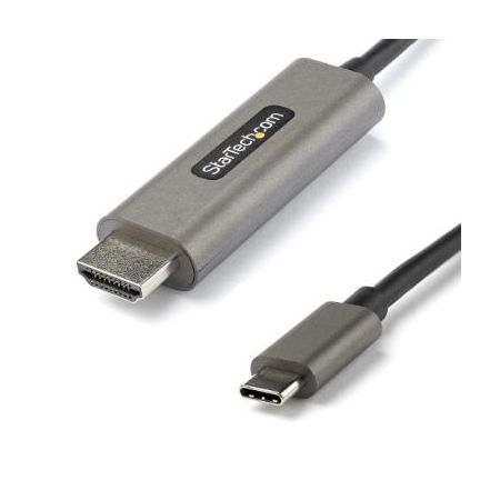 StarTech CDP2HDMM3MH 9.8ft USB-C to HDMI 2.0b Cable, 4K 60Hz, HDR10, DisplayPort 1.4 Alt Mode, HDCP 2.2, 7.1 Audio