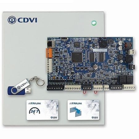 CDVI A22K-NB Atrium Encrypted Web-Based Door Controller, 2-Doors 4-Readers