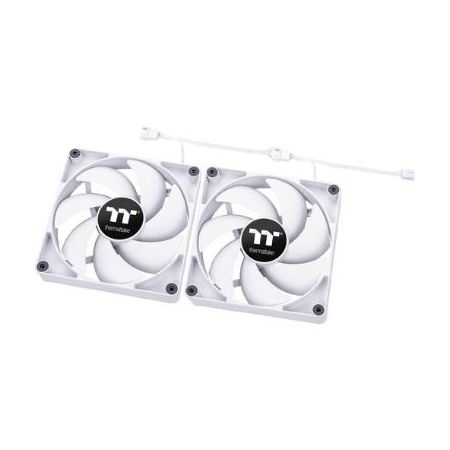 Thermaltake CT140 PC Cooling Fan (White, 2-Pack) - CL-F152-PL14WT-A