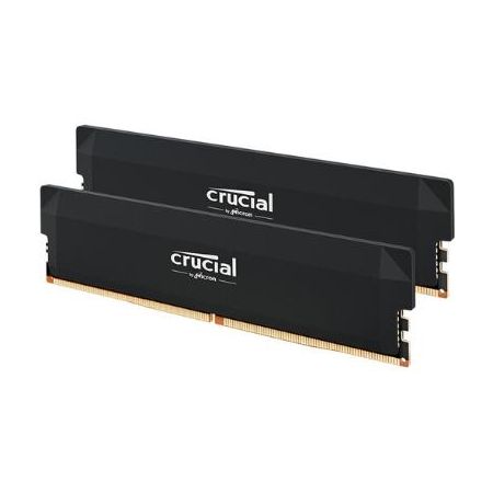 Crucial CP2K16G64C38U5B 32GB Pro Overclocking DDR5 6400 MT/s UDIMM Memory Kit (2 x 16GB, Black)