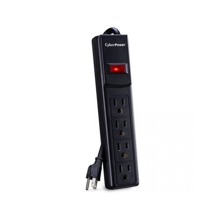 CyberPower CSB404-Outlet Essential Series Surge Protector (Black)