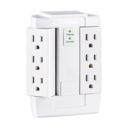 CyberPower Essential Series 6-Outlet Home and Office Surge Protector - CSB600WS