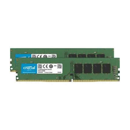 Crucial CT2K32G4DFD832A 64GB Desktop DDR4 3200 MHz UDIMM Memory Kit (2 x 32GB)