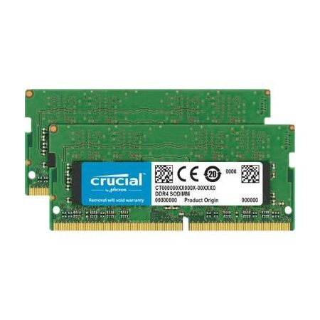 Crucial CT2K32G4SFD832A 64GB DDR4 3200 MHz SO-DIMM Memory Kit (2 x 32GB)