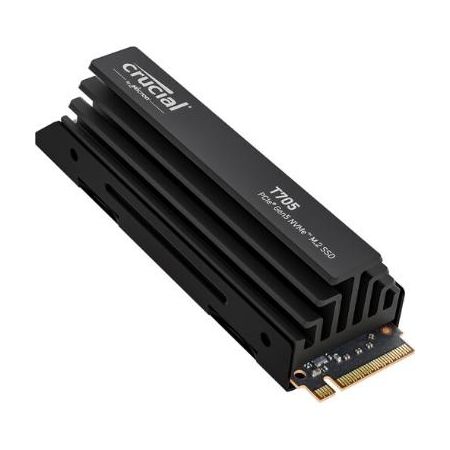 Crucial CT4000T705SSD5 4TB NVMe PCIe 5.0 M.2 Internal SSD with Heatsink